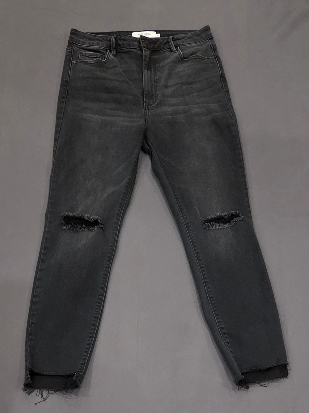 HIDDEN Taylor High Rise Skinny Jeans Size 30 Black Stretch Denim